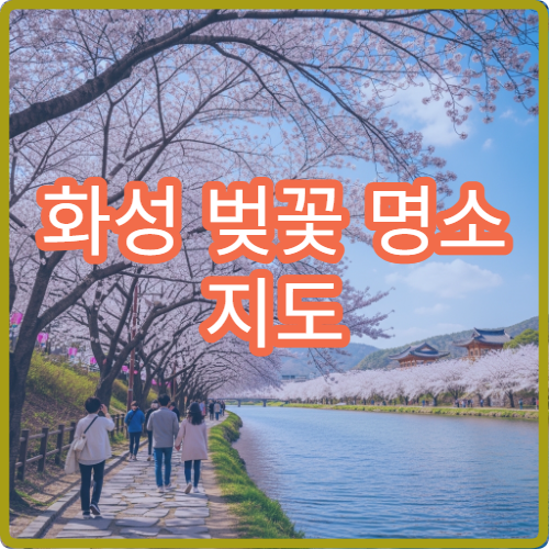 화성 벚꽃 명소 지도 한눈에 보기 (+초보도 쉽게 찾는 방법)
