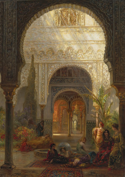 The Patio Della Reina The Alcazar Sevilla 1909