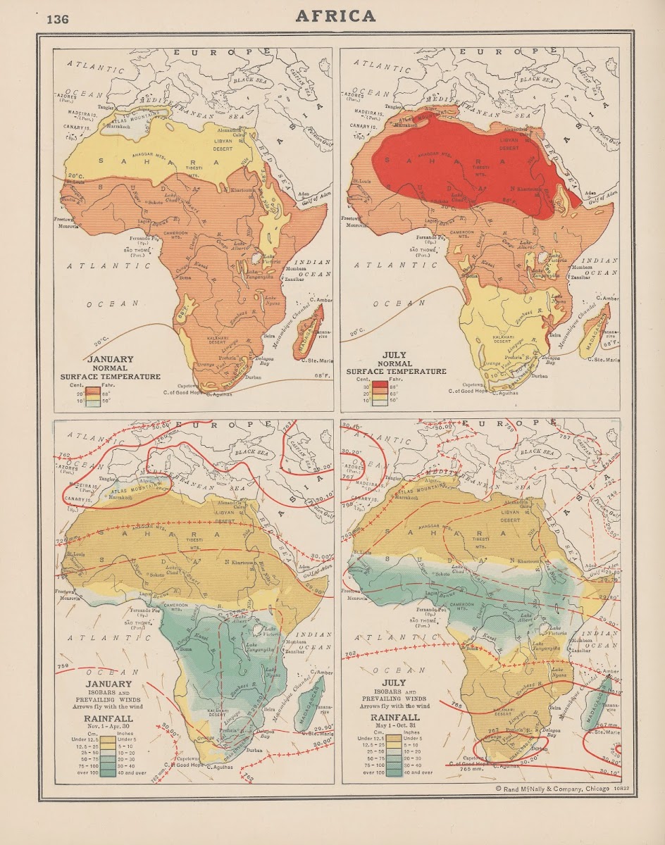 Africa Temperature Rainfall 1943
