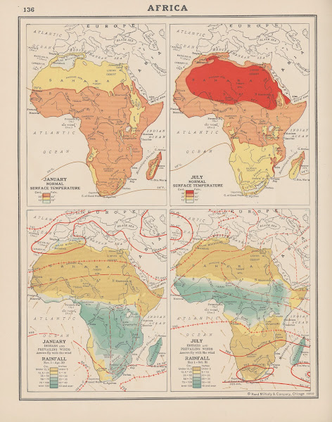 Africa Temperature Rainfall 1943