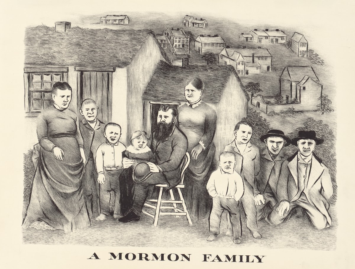 A Mormon Family 1930s