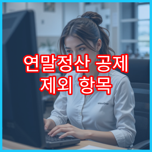 연말정산 공제 제외 항목 | 카드 사용액 중 빠지는 부분은?