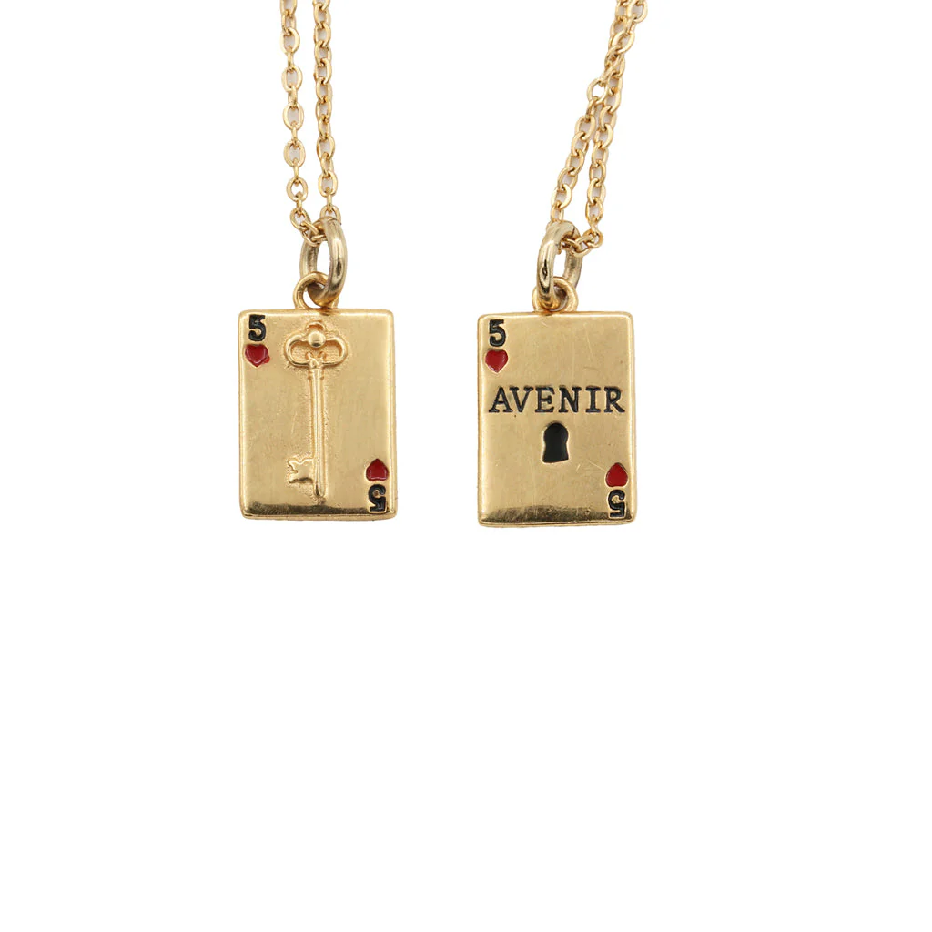 Колье Sacha мини карта Ключ AVENIR