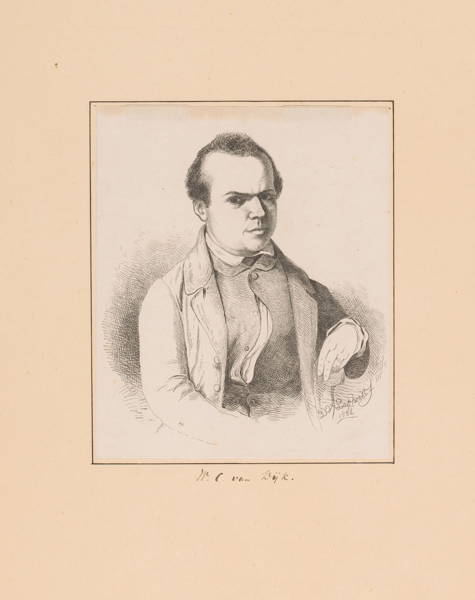 Portret van Willem Cornelis van Dijk 1852
