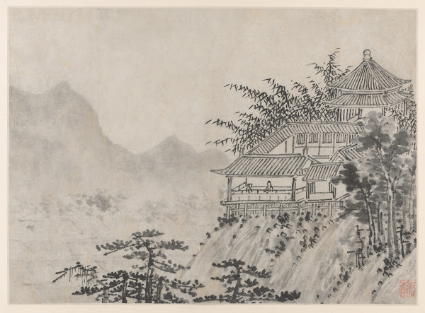 The Thousand Acres of Clouds from Twelve Views of Tiger Hill Suzhou after 1490