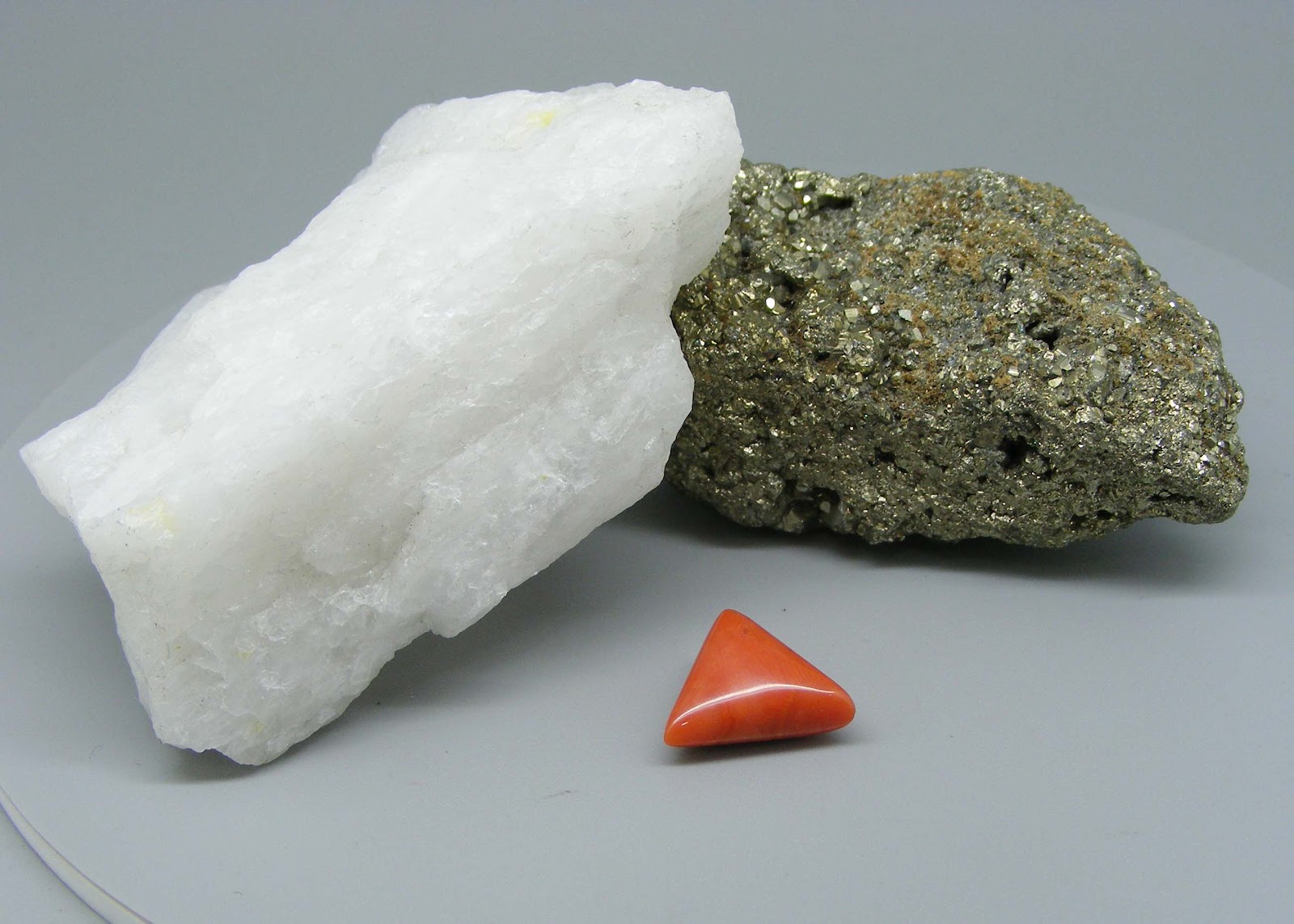 Natural Triangle Red Coral