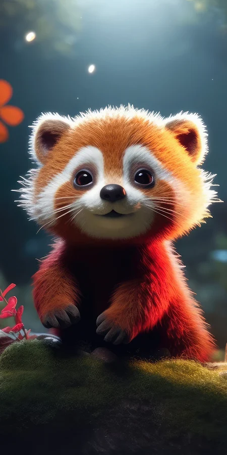 Red Panda Cute 4K iPhone Phone Wallpaper