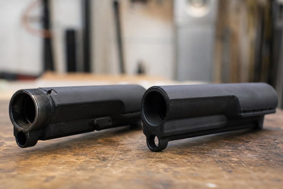 AR-15 stock and receiver extension interface check