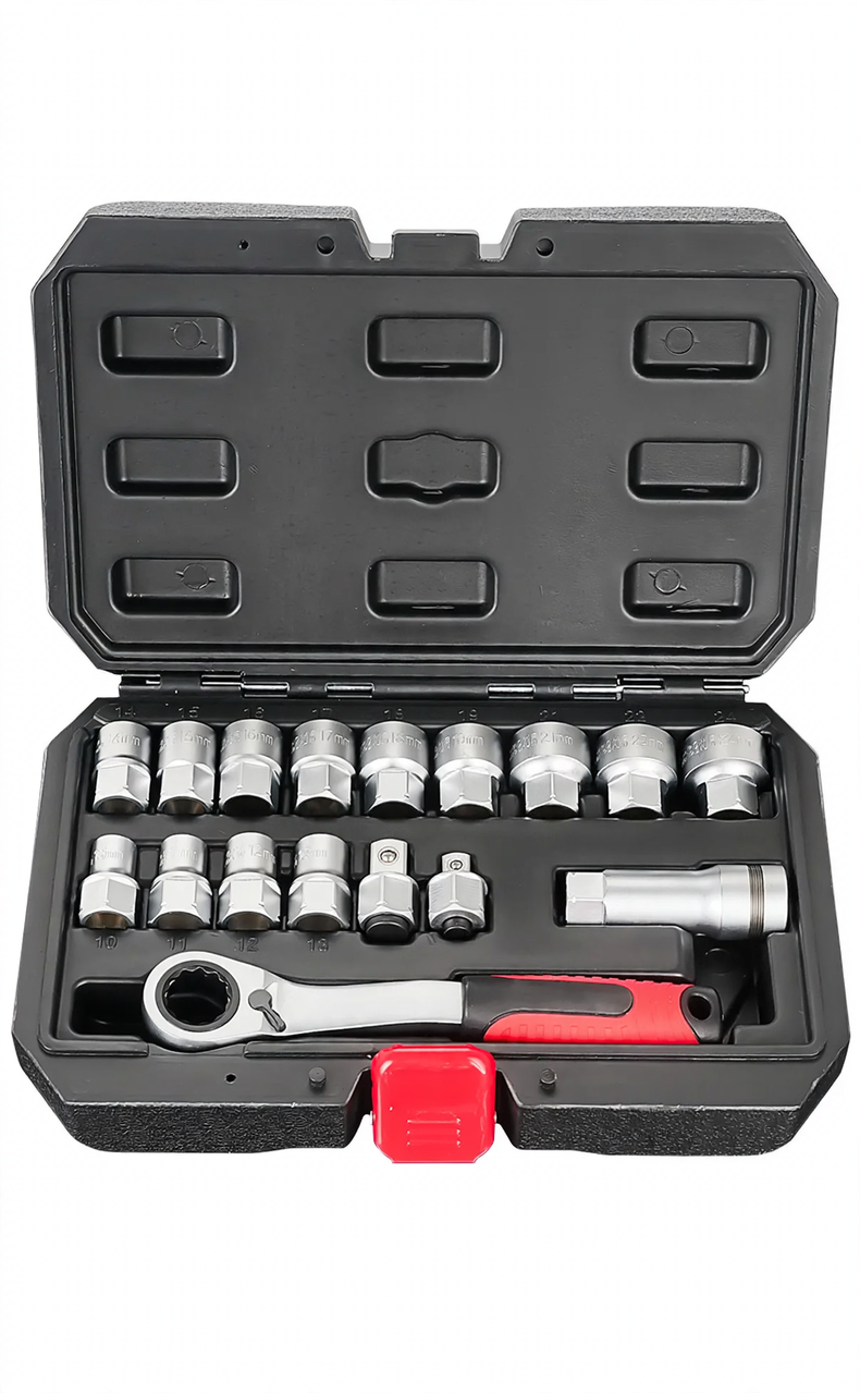 Ratschenschlüssel-Steckschlüssel-Set 46-teilig Modell 1103