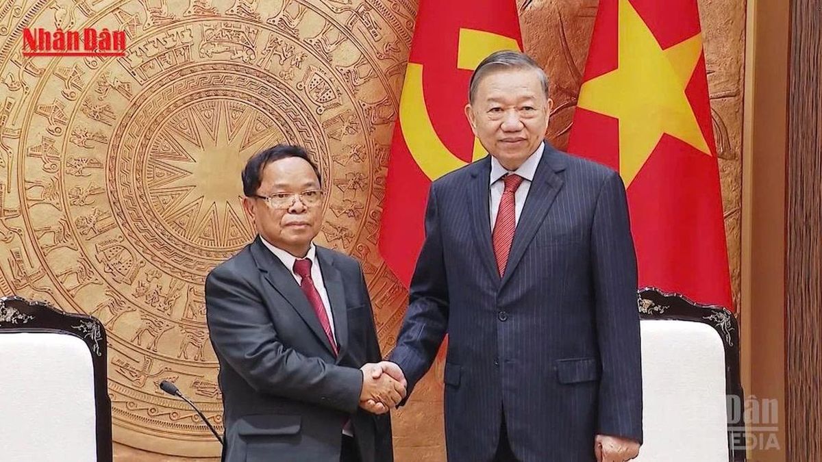 [Video] Tổng Bí thư, Chủ tịch nước Tô Lâm tiếp Phó Thủ tướng, Bộ trưởng Bộ Tư pháp Lào - Báo Nhân Dân