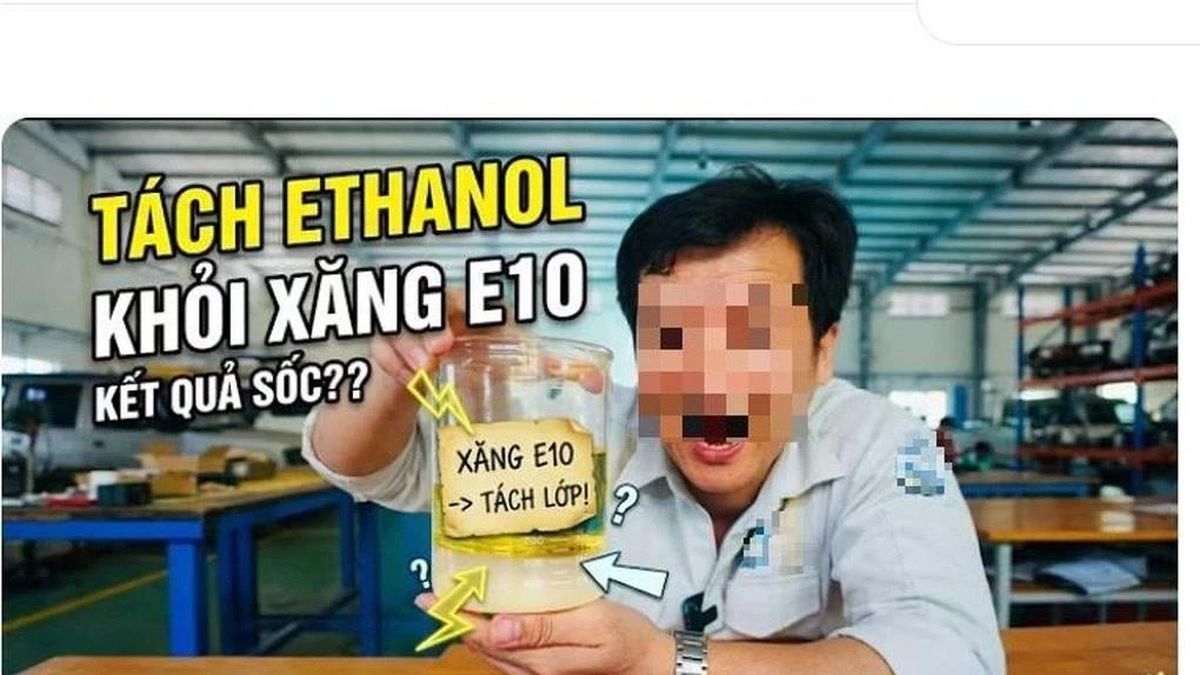 [VIDEO] Chuyên gia cảnh báo nguy cơ chết máy khi tự tách ethanol khỏi xăng E10 - Báo Tri thức &amp; Cuộc sống