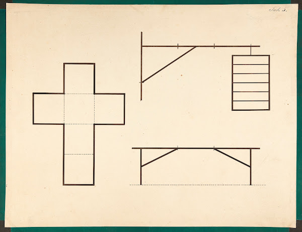 Cross beehive table 1900