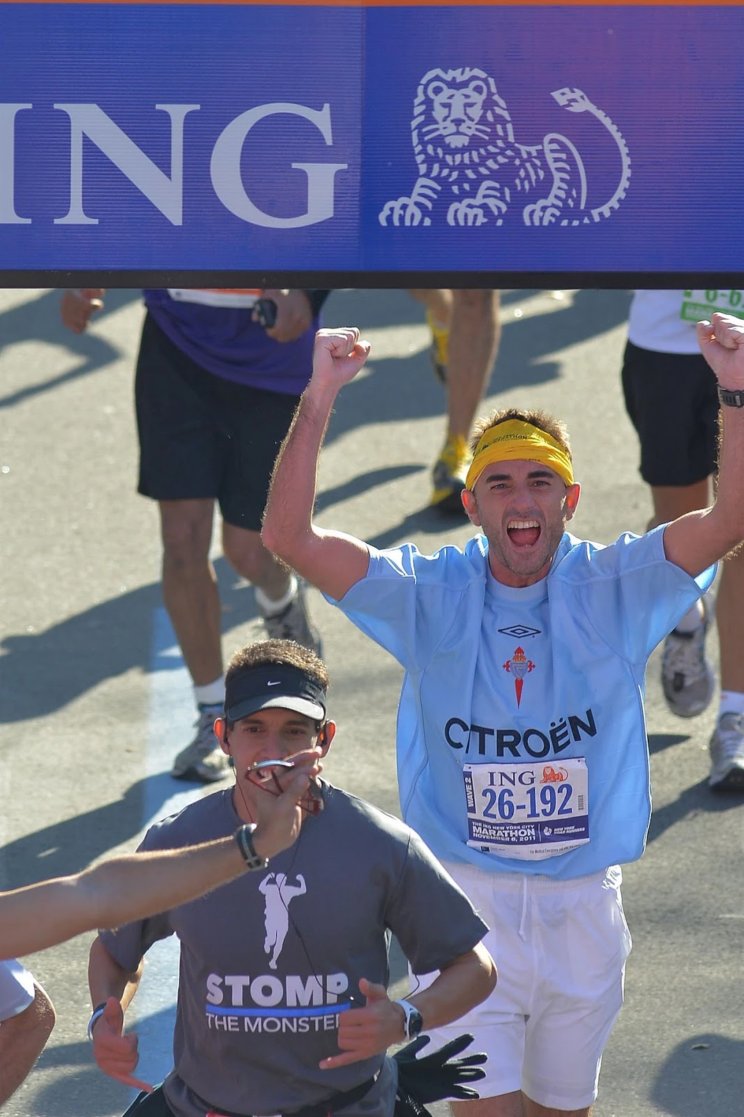 Fotografía finisher de NYC MARATHON