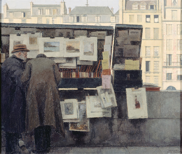 Bouquiniste sur le quai des Grands Augustins 1949