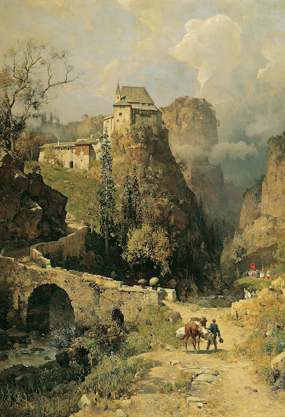 Schlucht und Einsiedelei San Romedio bei Val di Non 1893