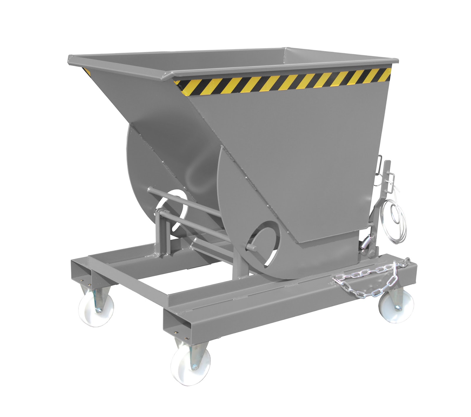 Kiepcontainer AK 50, gelakt, Muisgrijs