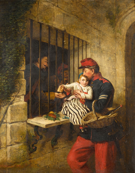 Interior of Marseilles Prison a Scene from Little Dorrit 1859