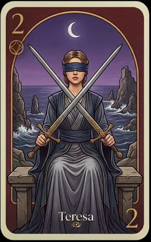 El Dos de Espadas: Decisiones, Equilibrio y Luchas Internas
