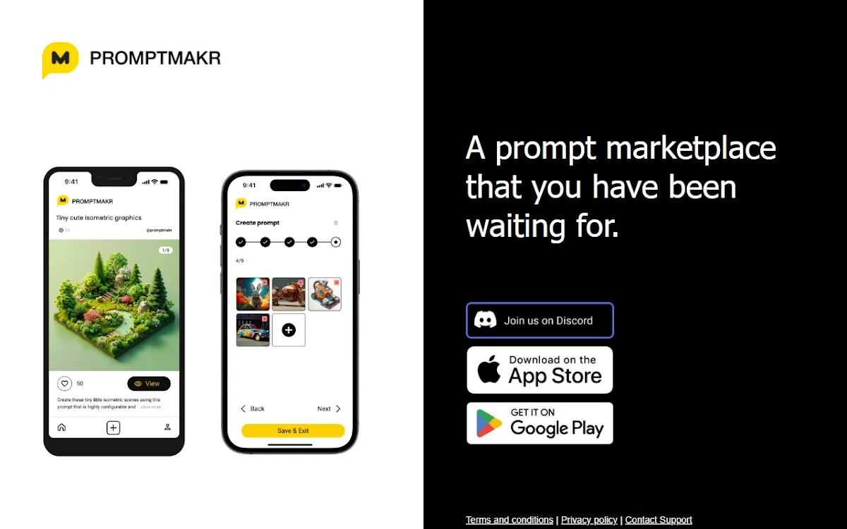 Captura de Promptmakr