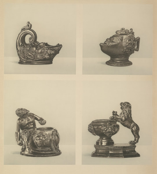 Lamp Formed As A Satyrs Head Lamp Formed As The Head Of A Negro Inkstand With Sa