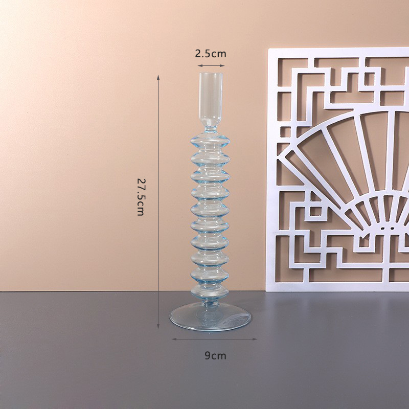Decorative Glass Candle Holder, Handcrafted