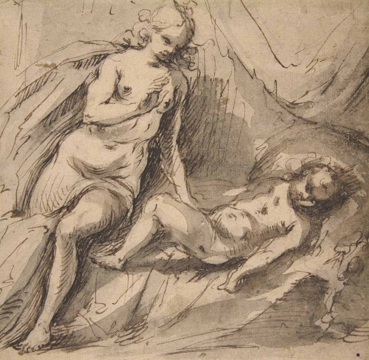 Venus And Sleeping Cupid 16001625
