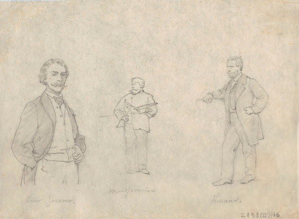 The Painters Jean Léon Gérôme Ernest Meissonier en Ludwig Knaus