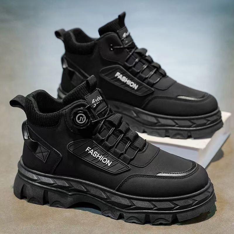 Herren-Stiefeletten im britischen Stil, gefüttert