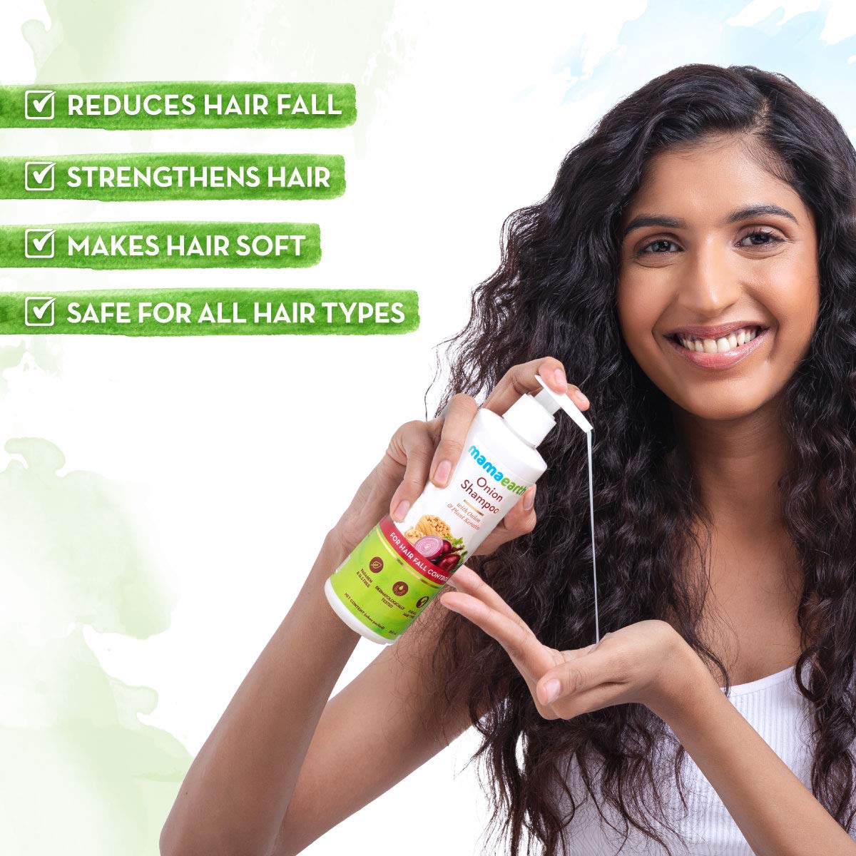 Mamaearth Onion Hair Fall Shampoo 250ml