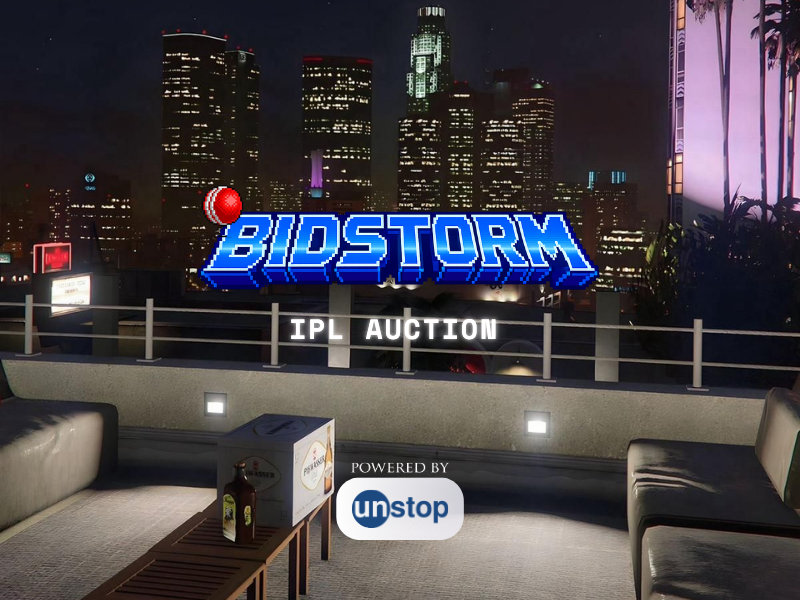 IPL Auction Event - BIDSTORM