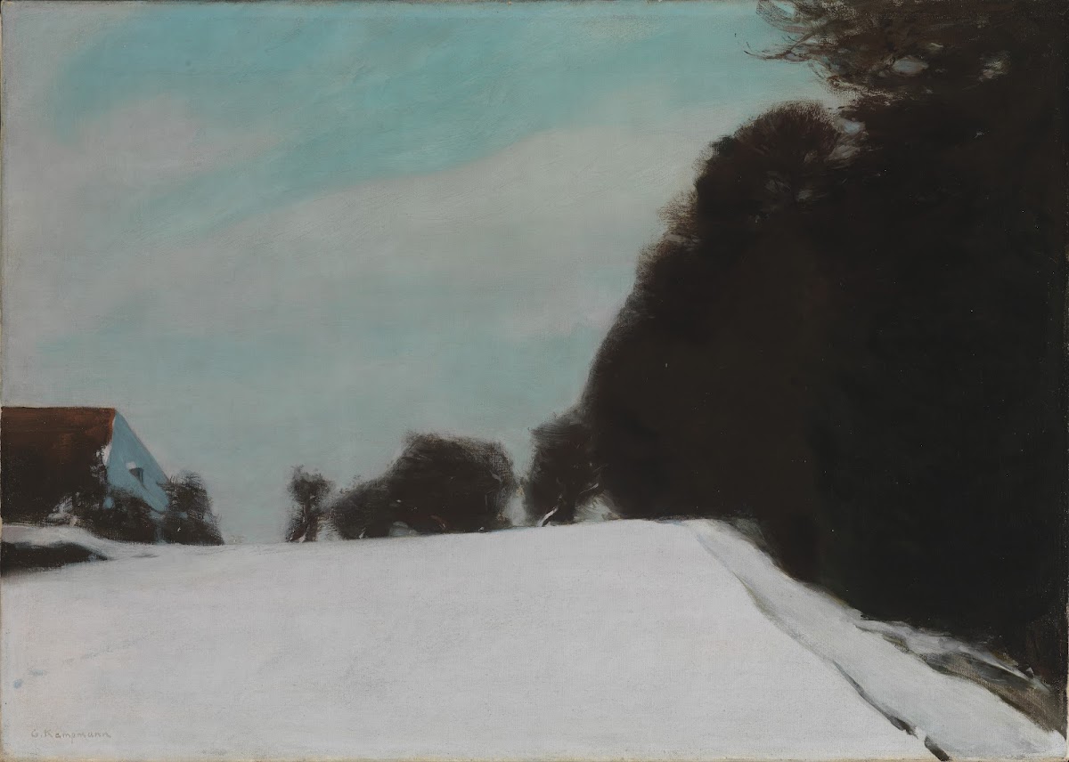 Nach Sonnenuntergang im Winter 1901
