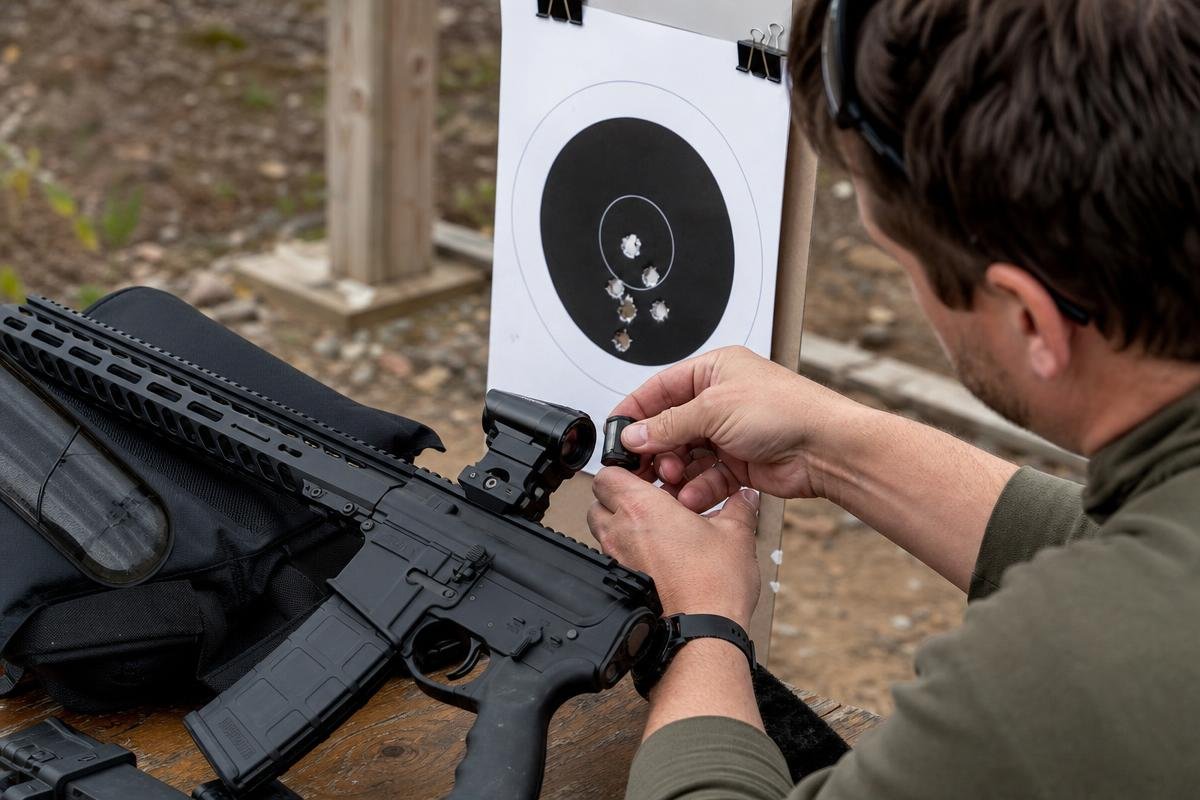 Red dot zero troubleshooting and turret adjustment checks