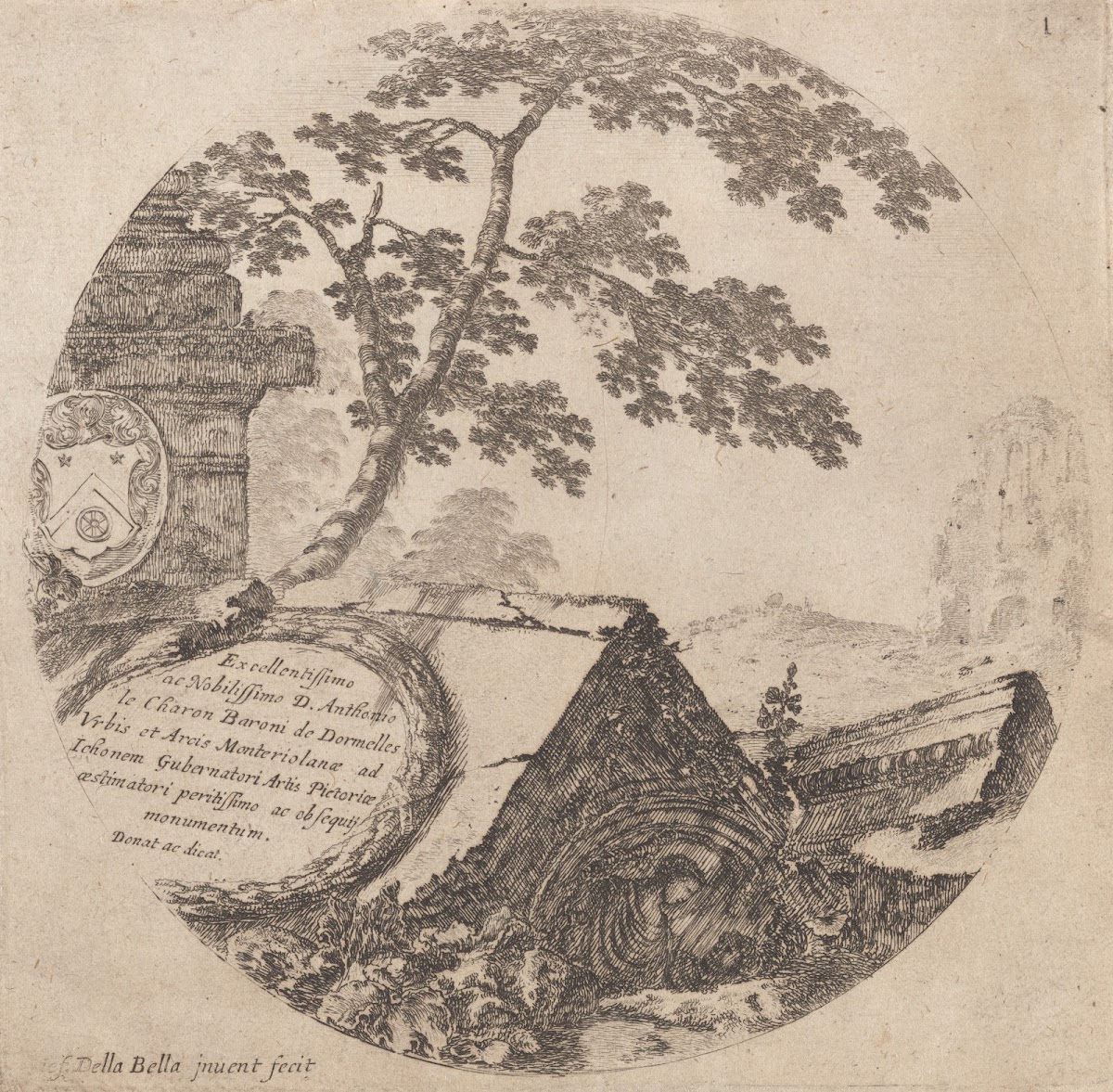 Paysages et ruines de Rome  Titre 1601 1700