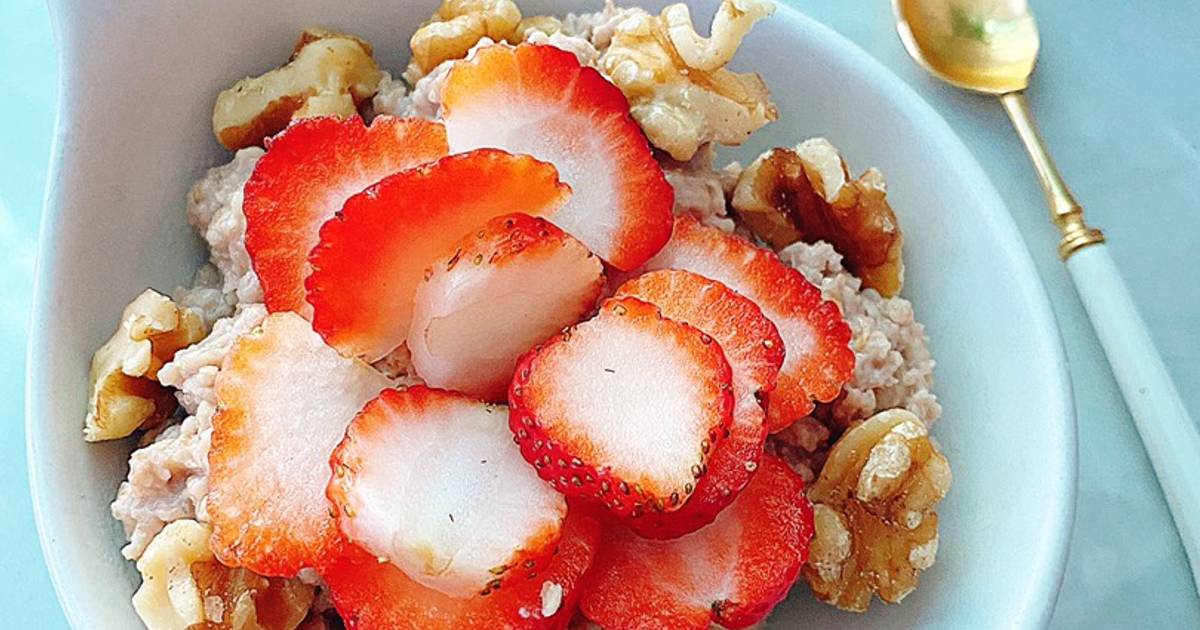 Yến mạch nấu sữa vị cacao