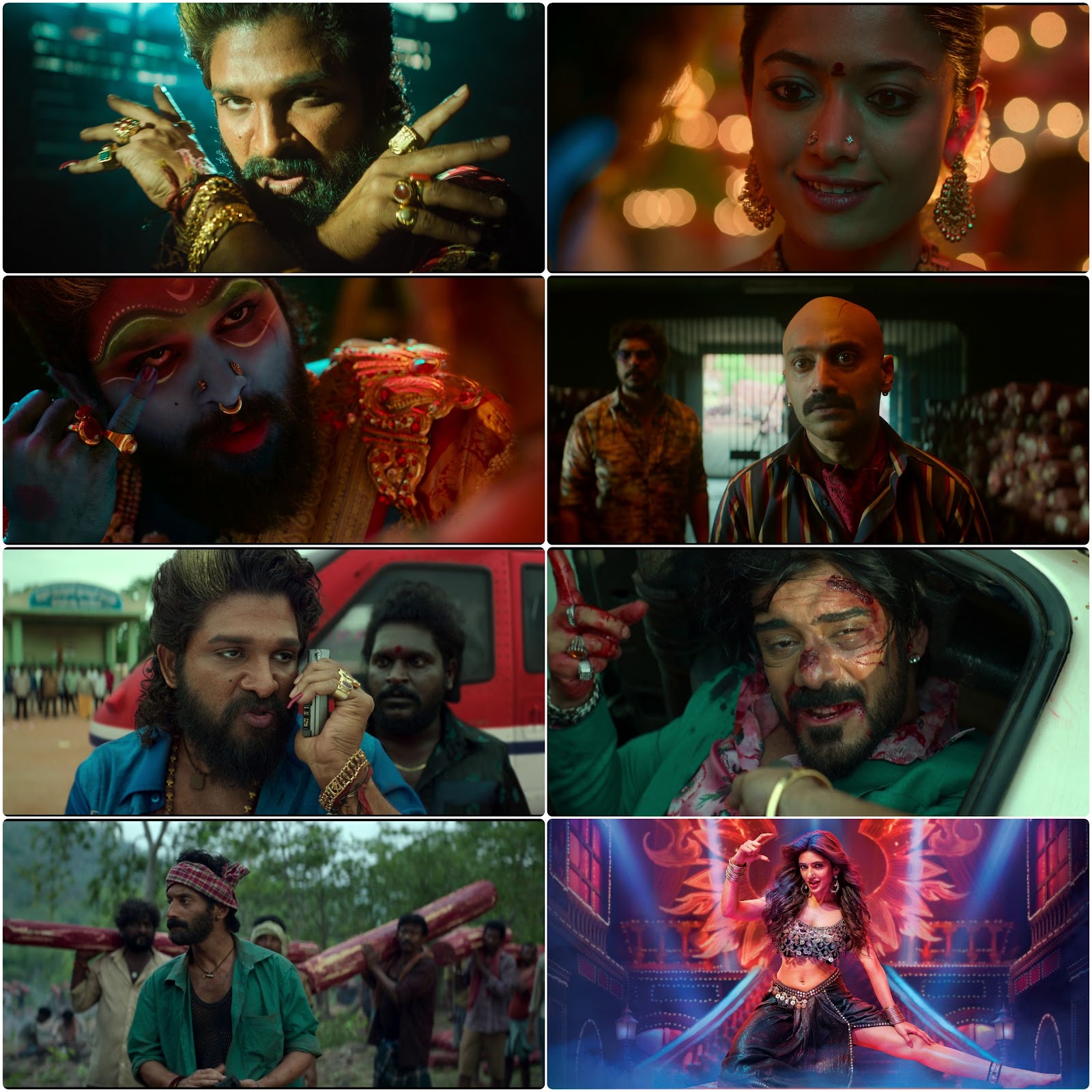 Pushpa 2 - The Rule (2024) (Hindi + Telugu) Dual Audio UnCut South Movie HD Download  screenshot 1