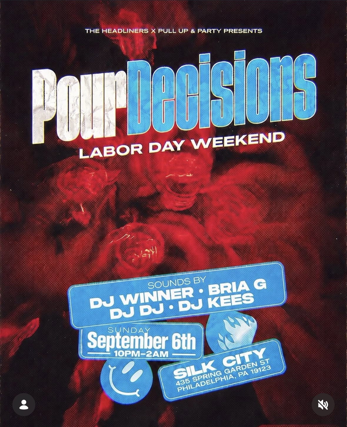 Flyer for Pour Decisions