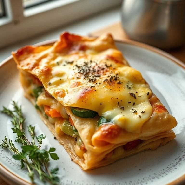 A delicious Veggie Phyllo Bake filled with assorted vegetables and creamy custard, perfect for a comforting meal – Easy Homemade Comfort Food