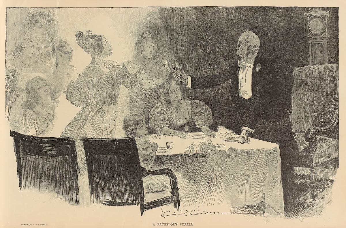 A bachelors supper 1893 1900