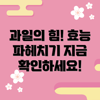 과일나라, 과일 효능, 건강한 간식, 초보자 추천, 과일 영양소