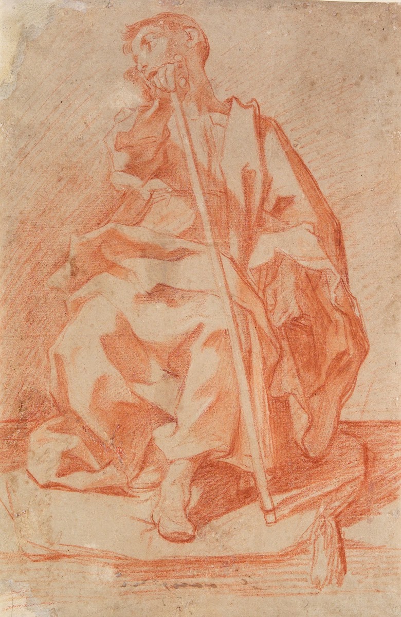 Study of a Seated Youth early 1590s