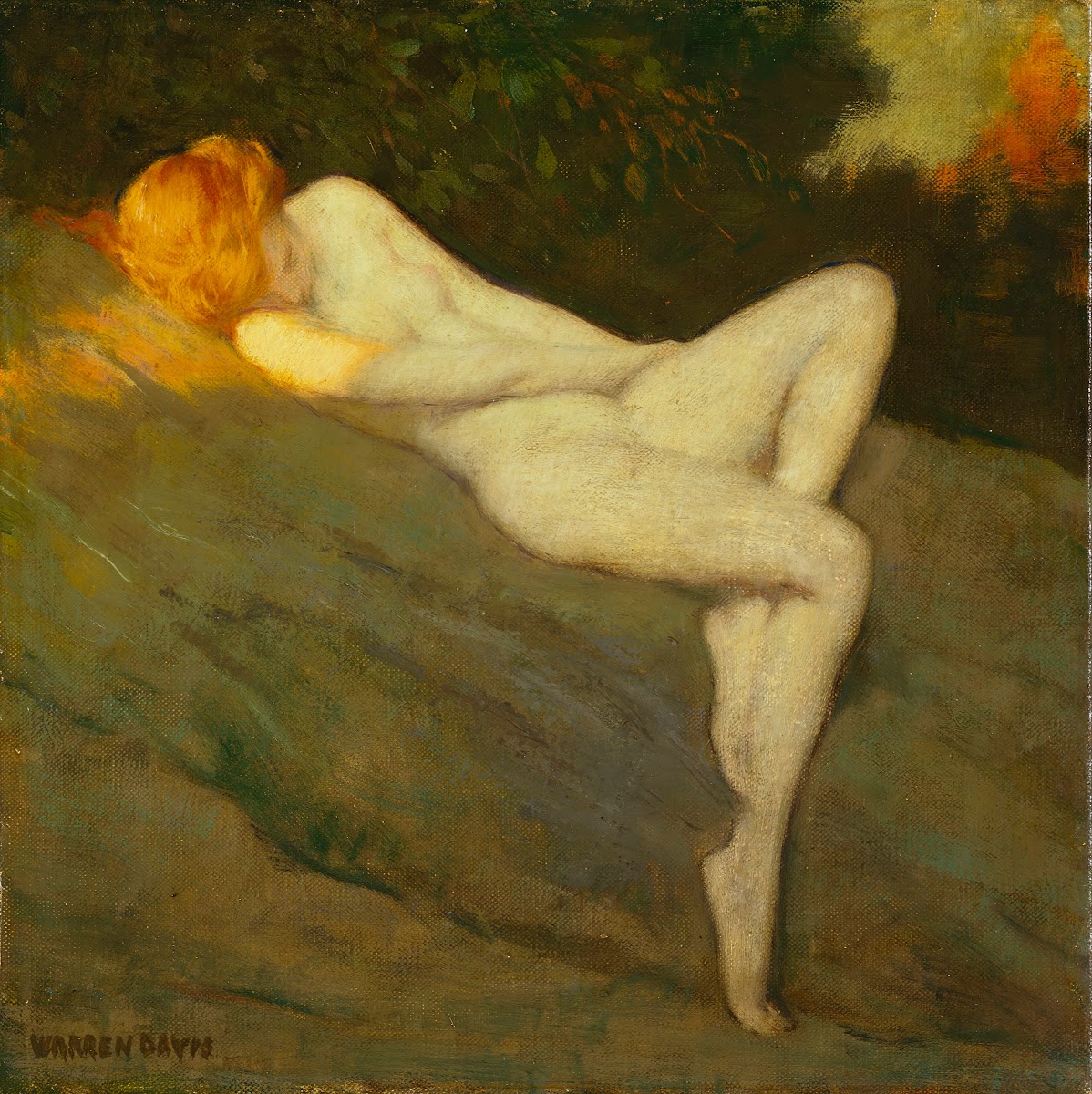 Sleeping Nude Between Ca 1910 And 1915