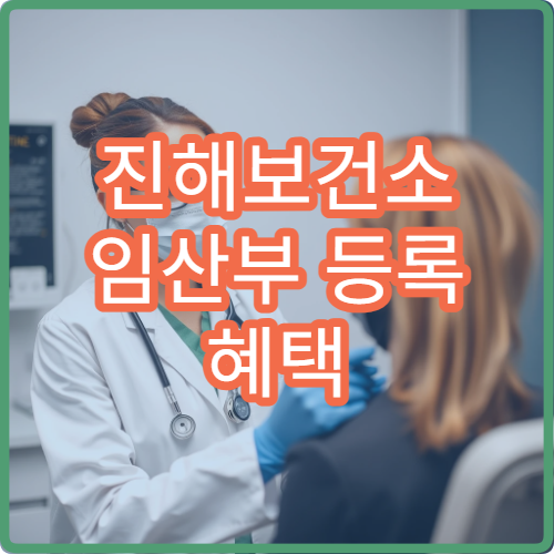 진해보건소 임산부 등록 혜택 철분제 엽산 지원 신청 방법