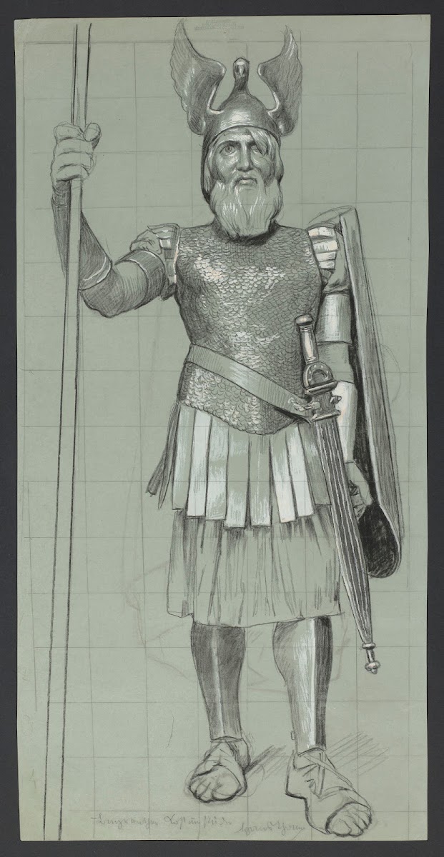 Wotan as the God of War  Costume Design 1895   1897