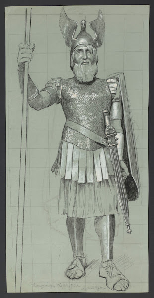 Wotan as the God of War  Costume Design 1895   1897