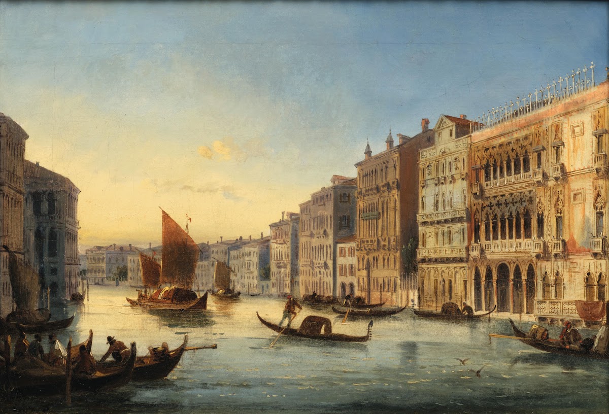 Venice a View of the Grand Canal with the Ca dOro