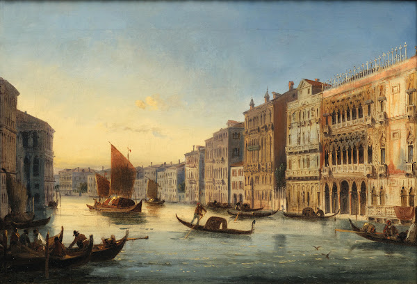 Venice a View of the Grand Canal with the Ca dOro