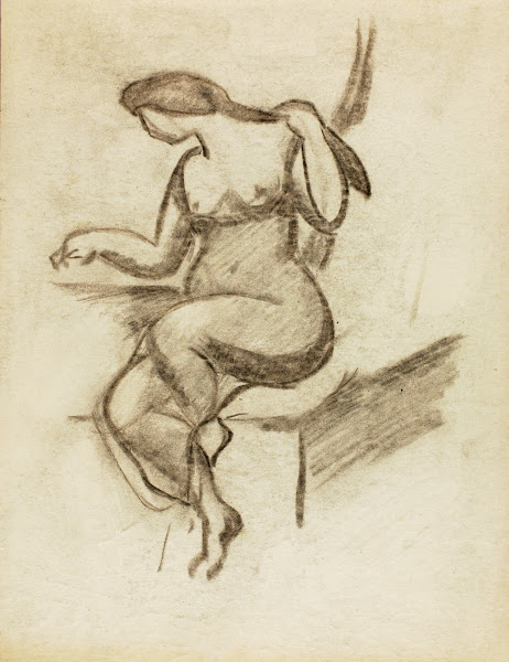 Seated Female Nude
