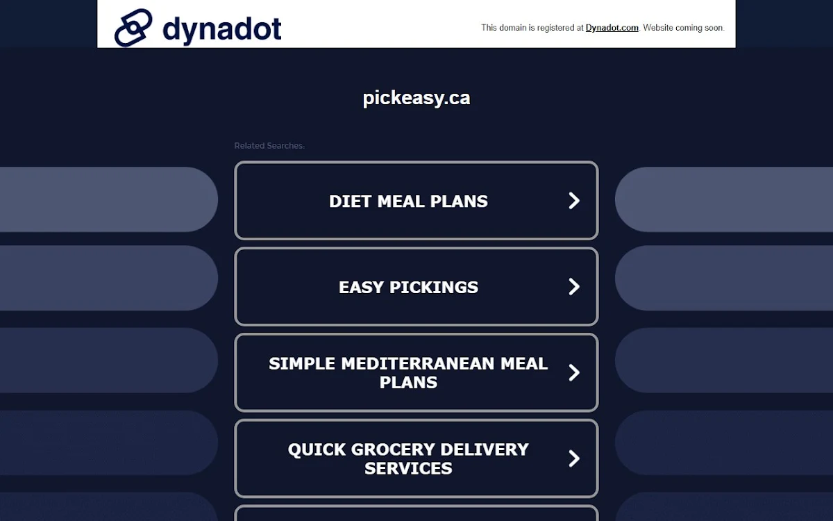 Captura de PickEasy