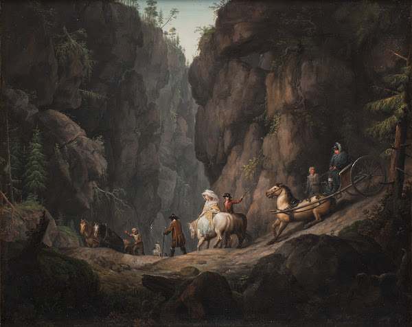 The Passage through Krokkleven near Ringerike in Norway 1788  1789