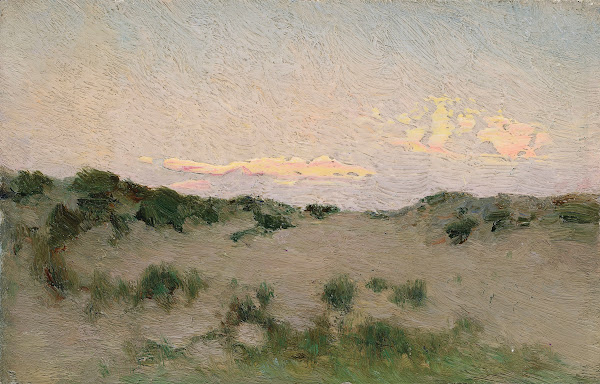 Dunes au crépuscule